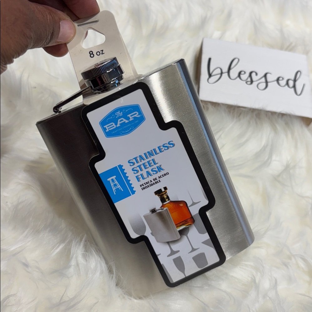 💕 stainless steel flask 8oz